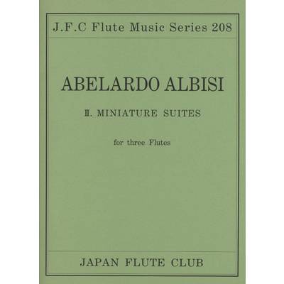 フルートクラブ名曲シリーズ208 アルビージ作曲 第二小組曲 ／ 日本フルートクラブ出版