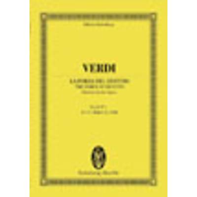 オイレンブルグスコア ヴェルディ／オペラ 運命の力 序曲 ／ 全音楽譜出版社（ポケットスコア）