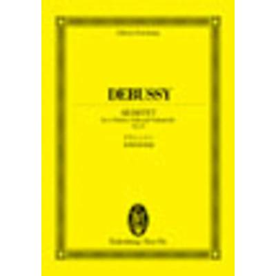 オイレンブルクスコア ドビュッシー:弦楽四重奏曲 Op．10 ／ 全音楽譜出版社（ポケットスコア）