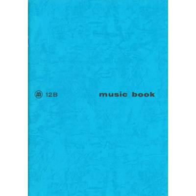 音楽帳針とじ 12B（ブルー） ／ 松本楽譜