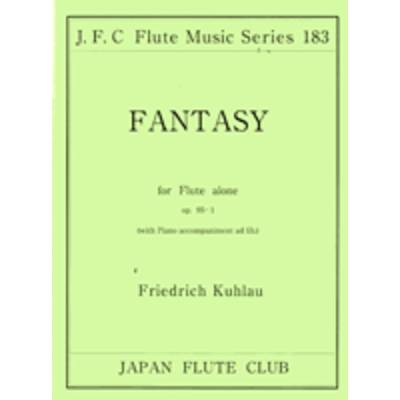 フルートクラブ名曲シリーズ183 クーラウ作曲 無伴奏幻想曲 OP．95-1 ／ 日本フルートクラブ出版