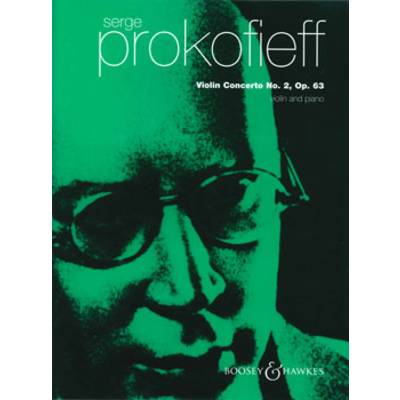 プロコフィエフ : バイオリン協奏曲 第2番 ト短調 Op.63 ／ ブージー＆ホークス社