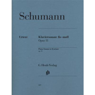 シューマン : ピアノ･ソナタ 第1番 嬰ヘ短調 Op.11/原典版 ／ ヘンレ社（ヤマハ）