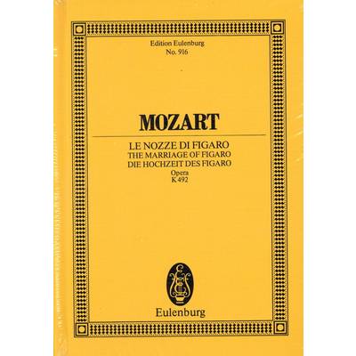 GYA00074294 モーツァルト : オペラ 「フィガロの結婚」 KV 492 ／ オイレンブルグ社