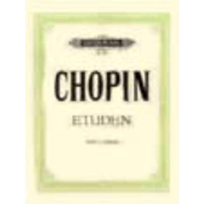 GYP00072043 ｼｮﾊﾟﾝ 練習曲集 OP.10 25 3つの新しい練習曲／ﾋﾟｱﾉ･ｿﾛ CHOPIN STUDIES SCHOLTZ POZNIAK ／ ペータース社