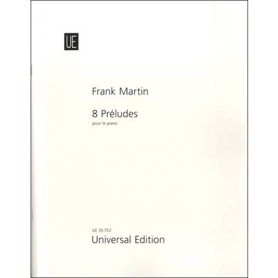 GYP00110369 マルタン Frank Theodore 8つの前奏曲/パドゥラ＝スコダ編 （ピアノ） ／ ウニヴァザール社