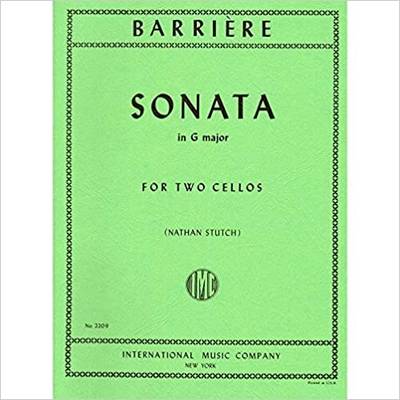 CES199 輸入 バリエール／2本のチェロのためのソナタ ト長調（無伴奏チェロ） ／ ロケットミュージック