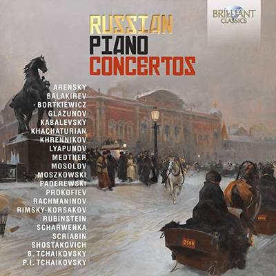 RUSSIAN PIANO CONCERTOS 15CD/V.A ／ BRILLIANT CLASSICS