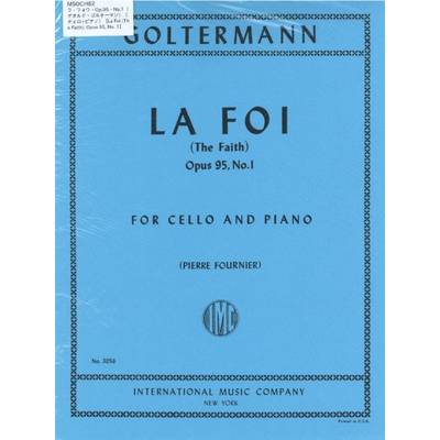 MSOCH82 輸入 ラ・フォワ・Op.95・No.1（ゲオルク・ゴルターマン）（チェロ+ピアノ）【LaFoi（TheFaith）O ／ ミュージックエイト