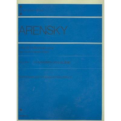 全音ピアノライブラリー アレンスキー こどものための6つの小品（連弾） ／ 全音楽譜出版社