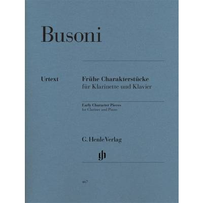 WL1647 ブゾーニ／クラリネットとピアノのための小品集《輸入クラリネット楽譜》 ／ ロケットミュージック