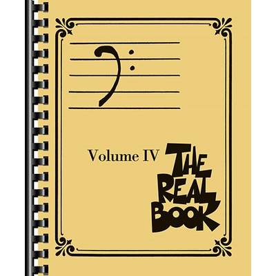 JZB2039 リアル・ブック − 第4巻 ベースクレフ版（ヘ音記号）《輸入ジャズ楽譜》 ／ ロケットミュージック
