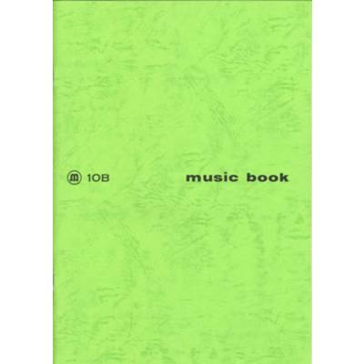 音楽帳針とじ 10B（グリーン） ／ 松本楽譜