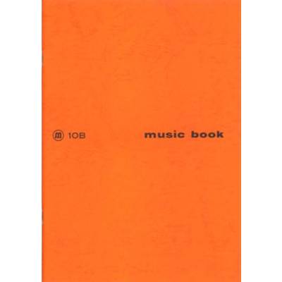 音楽帳針とじ 10B（オレンジ） ／ 松本楽譜