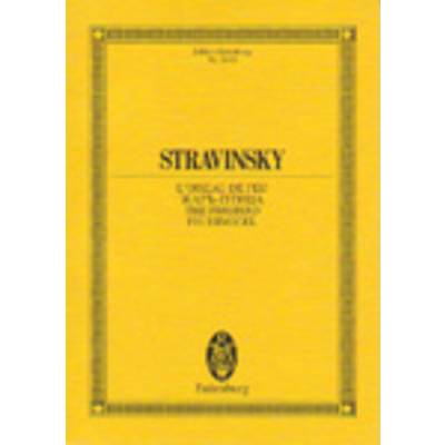 SW2062 イゴール・ストラヴィンスキー バレエ音楽《火の鳥》1909/10全曲版 ／ ショット・ミュージック
