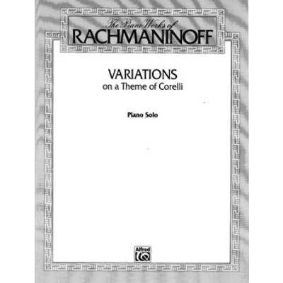 ラフマニノフ : コレルリの主題による変奏曲 Op.42 ／ CPP/ベルウィン社
