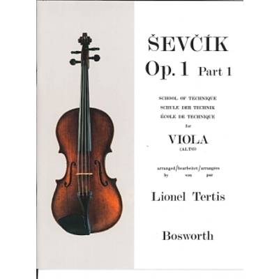 シェフチーク(セヴシック) : ビオラ技法教本 Op.1 パート 1 ／ ボスワース社