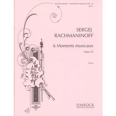 ラフマニノフ : 6つの楽興の時 Op.16 ／ リヒャルト・シャウアー社