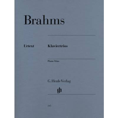 ブラームス : ピアノ三重奏曲全集 Op.8 87 101 Anh.Op.8/原典版 ／ ヘンレ社（ヤマハ）