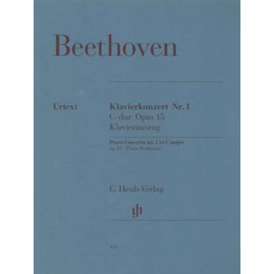 GYP00074166 ベートーヴェン : ピアノ協奏曲 第1番 ハ長調 Op.15/原典版 ／ ヘンレ社（ヤマハ）
