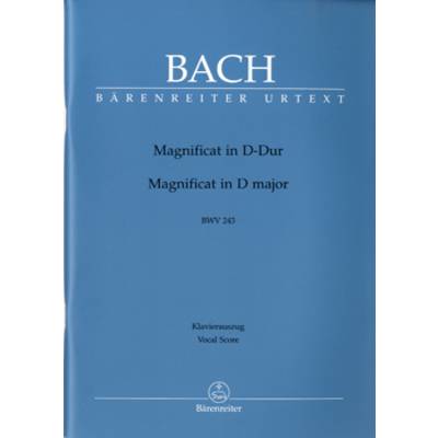 GYC00074537 バッハ J. S. : マニフィカートニ長調 BWV 243(ラテン語) ／ ベーレンライター社