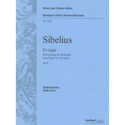 GYA00056313 シベリウス : 交響詩 「伝説｣ Op.9 ／ ブライトコップ＆ヘルテル社
