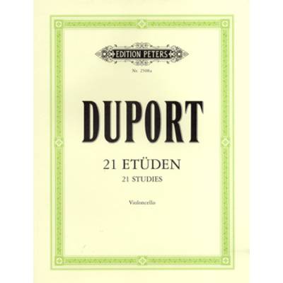 GYS00074031 デュポール : チェロのための練習曲／DUPORT: STUDIES 弦楽器 ／ ペータース社