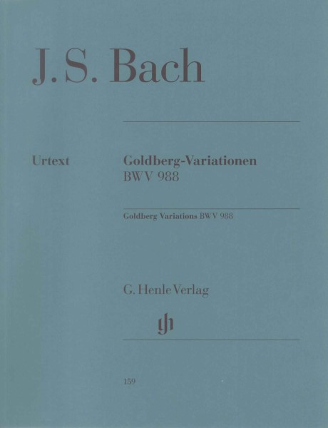 楽譜 （159）バッハ ゴールドベルグ変奏曲 （原典版／ヘンレ社）JOHANN SEBASTIAN BACH Goldberg Variations BWV ／ ヘンレー