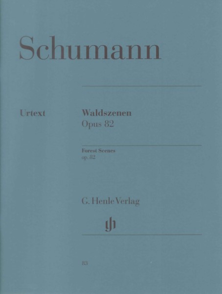 楽譜 （83）シューマン 森の情景 （原典版／ヘンレ社）ROBERT SCHUMANN Forest Scenes op. 82 Ernst Herttrich ( ／ ヘンレー
