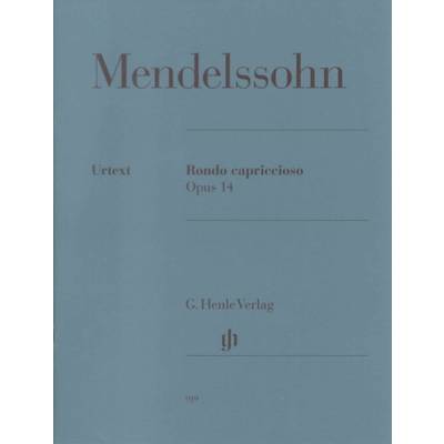 （919）メンデルスゾーン ロンド カプリチオーソ （原典版／ヘンレ社） FELIX MENDELSSOHN BARTHOLDY Rondo ／ ヘンレー