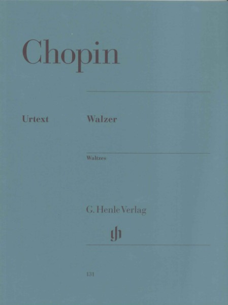楽譜 （131）ショパン ワルツ （原典版／ヘンレ社） FREDERIC CHOPIN Waltzes Ewald Zimmermann (Editor) Hans-M ／ ヘンレー
