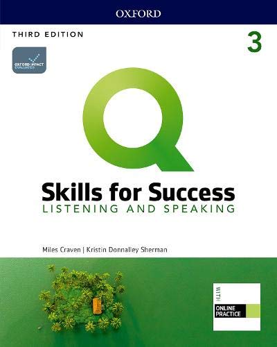 Q Skills for Success 3rd Edition Listening and Speaking Level 3 Student  Book with iQ Online Practice ／ オックスフォード大学出版局(JPT)