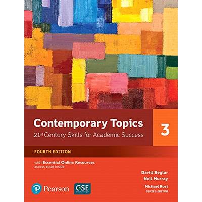 Contemporary Topics 4th Edition Level 3 Student Book w/Essential Online Resource ／ ピアソン・ジャパン(JPT)