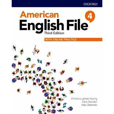 American English File 3rd Edition Level 4 Student Book with Online Practice ／ オックスフォード大学出版局(JPT)