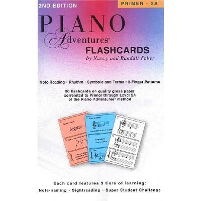 輸入 ピアノアドベンチャー Flash Cards in-A-box Primer-2A Elementary 2nd ED ／ 全音楽譜出版社