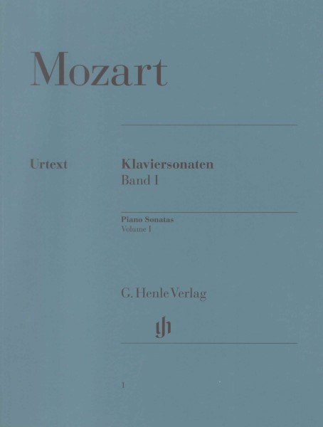 楽譜 （1）モーツァルト ピアノソナタ（1） （原典版／ヘンレ社）WOLFGANG AMADEUS MOZART Piano Sonatas Volum ／ ヘンレー