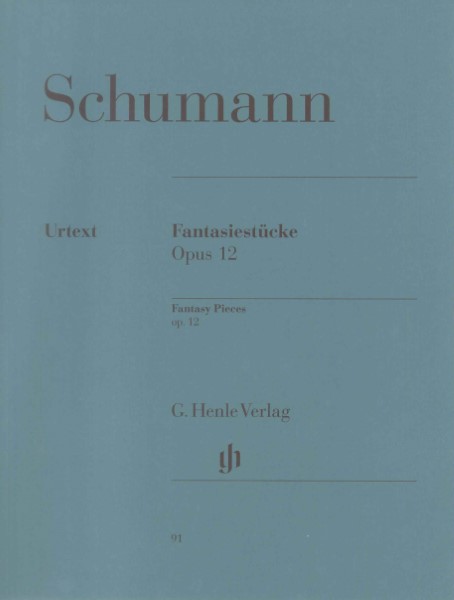 楽譜 （91）シューマン 幻想小曲集 （原典版／ヘンレ社）ROBERT SCHUMANN Fantasy Pieces op. 12 Ernst Herttric ／ ヘンレー