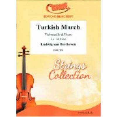 MSOCH1730 輸入 トルコ行進曲（ベートーヴェン）（チェロ+ピアノ）【Turkish March】 ／ ミュージックエイト