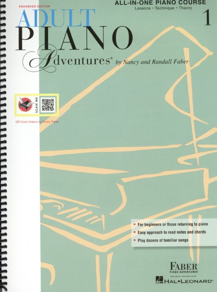 ADVENTURES　ピアノアドベンチャーADULT　ALL-IN-ONE　／　全音楽譜出版社　PIANO　楽譜便　COURSE1　島村楽器