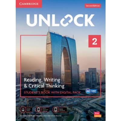 Unlock 2/E Reading Writing & Critical Thinking Level 2 Student’s Book with Digital Pack ／ ケンブリッジ大学出版(JPT)