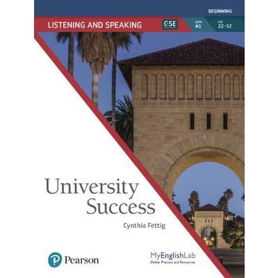 University Success: Listening & Speaking A1 Student Book w/MyEnglishLab A1 ／ ピアソン・ジャパン(JPT)